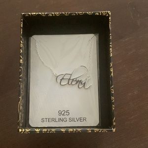Sterling silver “Elena” necklace